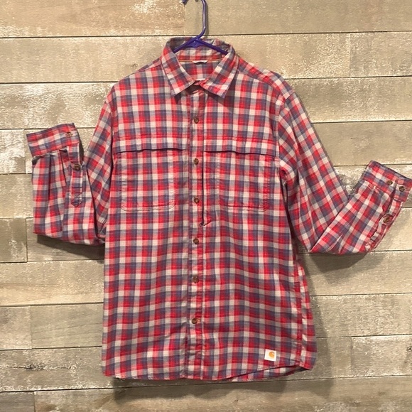 Carhartt Other - Carhartt force relaxed fit button down shoe size medium